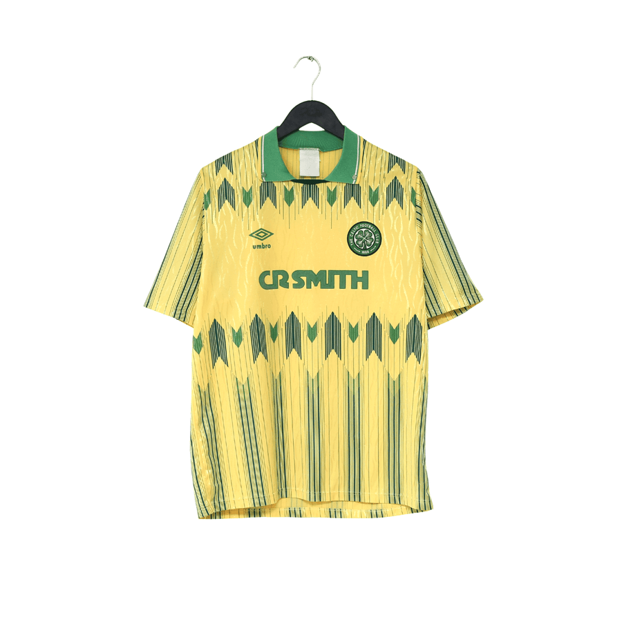 1989/91 CELTIC Vintage Umbro Away Football Shirt (M)