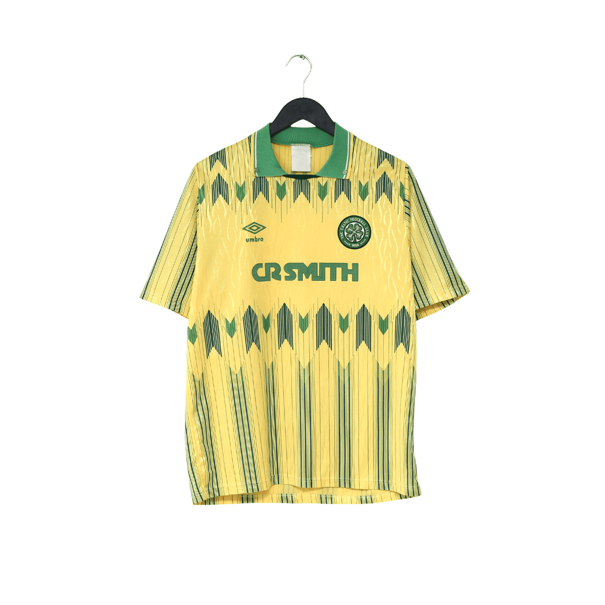 1989/91 CELTIC Vintage Umbro Away Football Shirt (M)