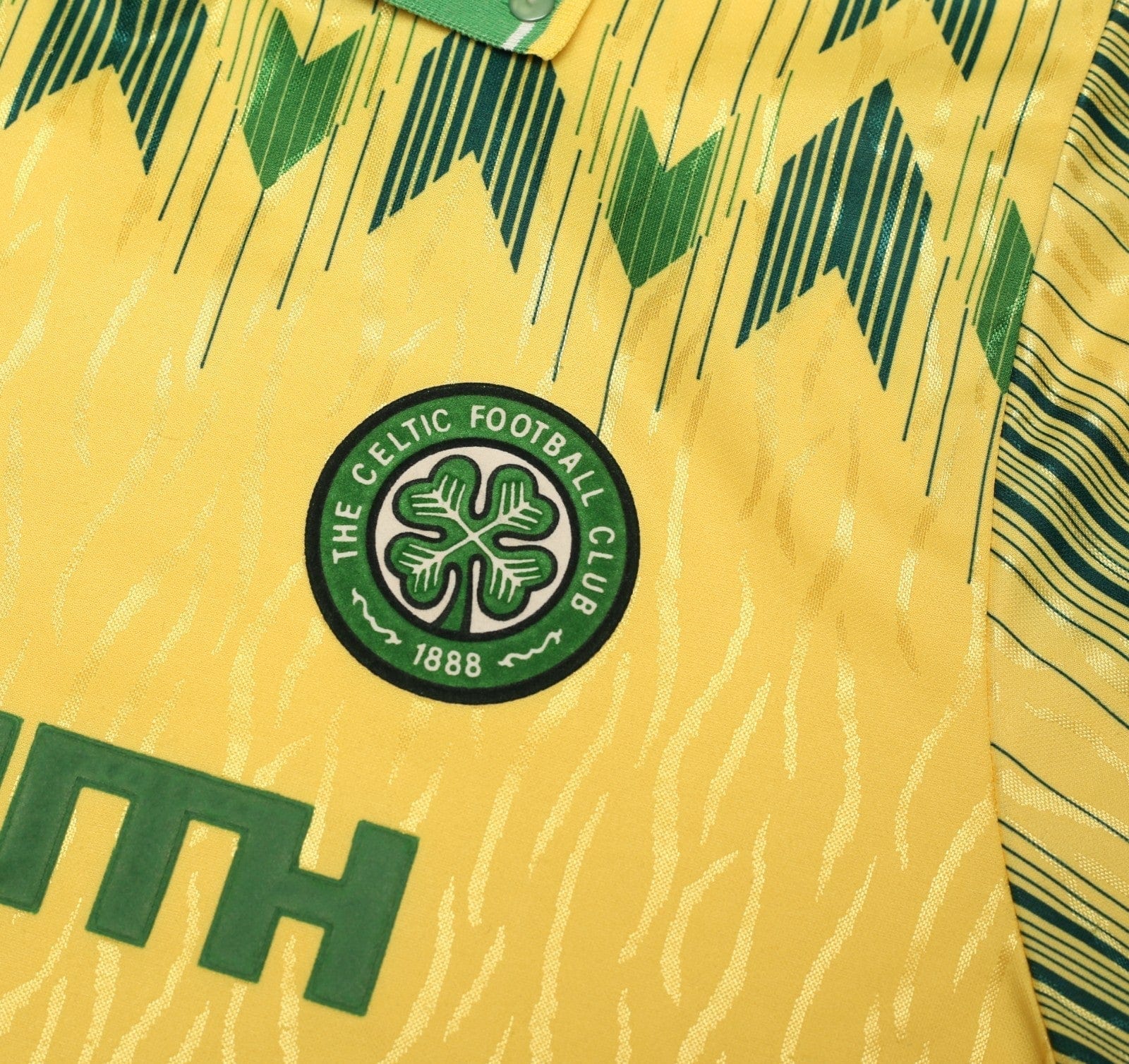 1989/91 CELTIC Vintage Umbro Away Football Shirt (M)