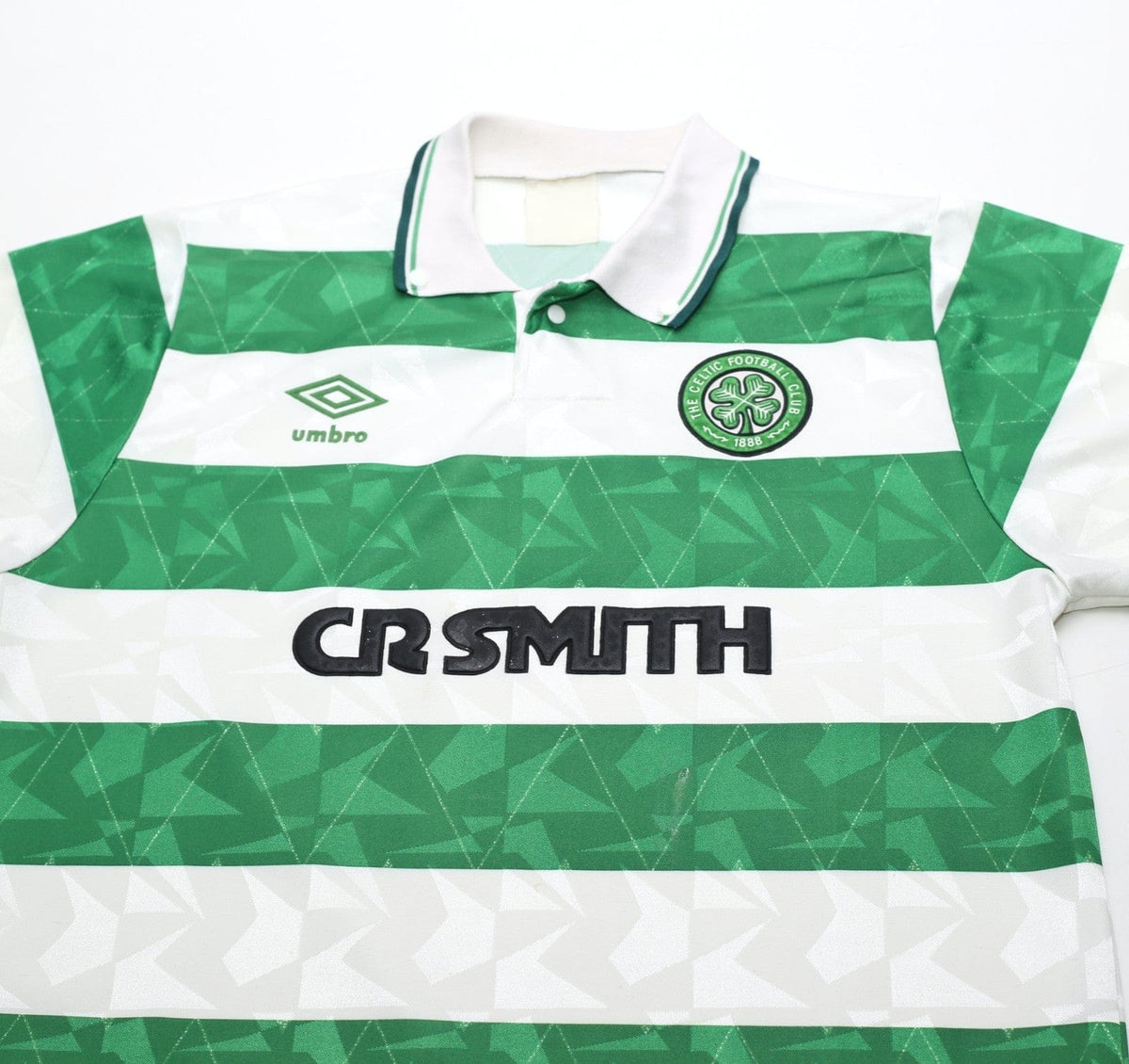 1989/91 CELTIC Vintage Umbro Home Football Shirt (M)