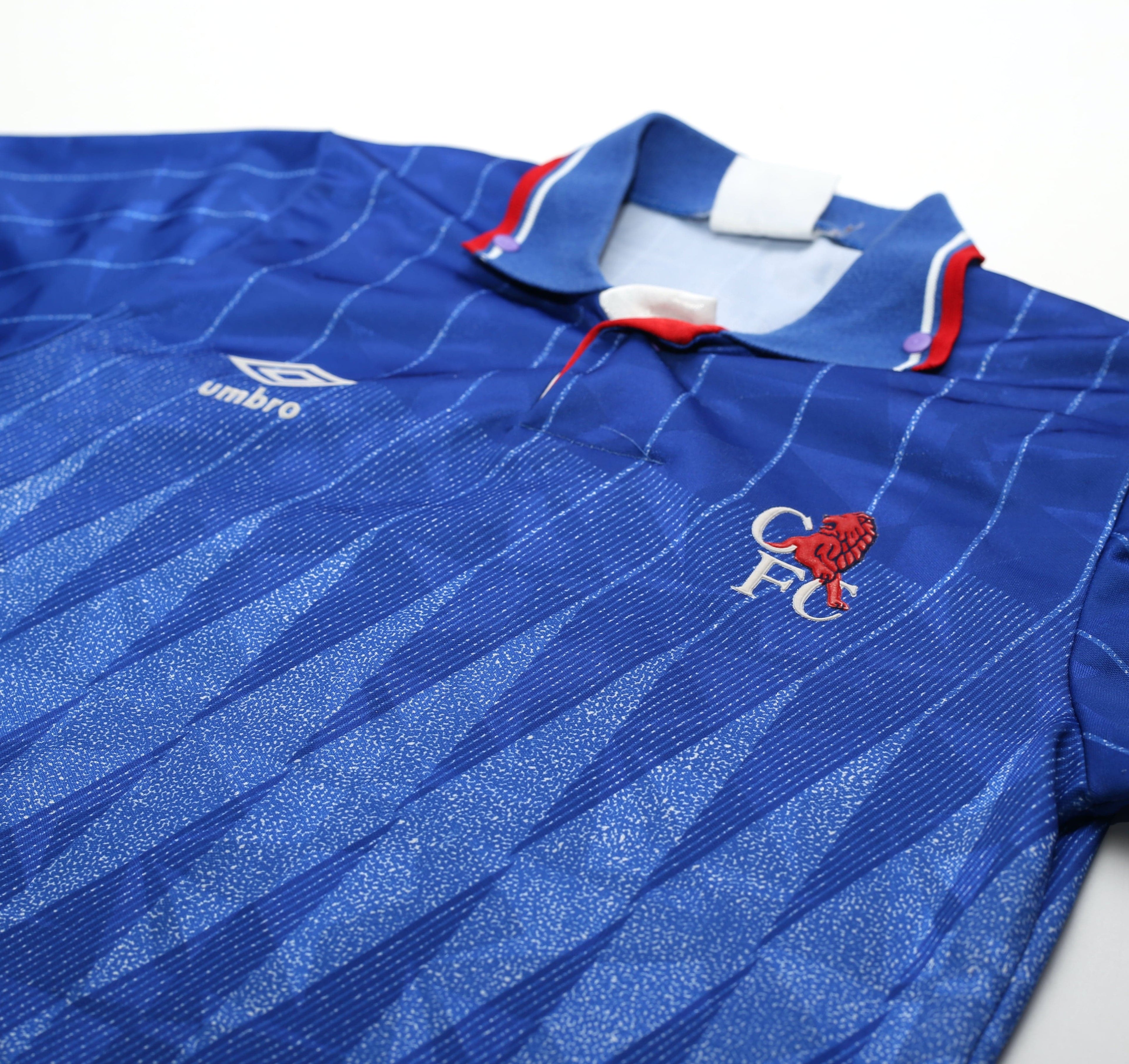 1989/91 CHELSEA Vintage Umbro Home Football Shirt (LB)