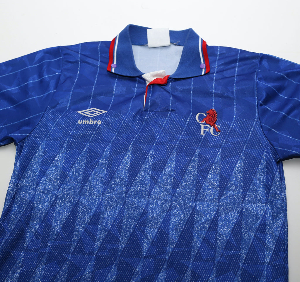 1989/91 CHELSEA Vintage Umbro Home Football Shirt (LB)