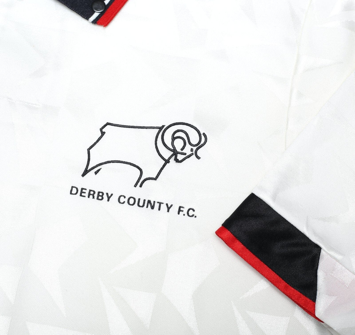 1989/91 DERBY COUNTY Vintage Umbro Home Football Shirt (M)
