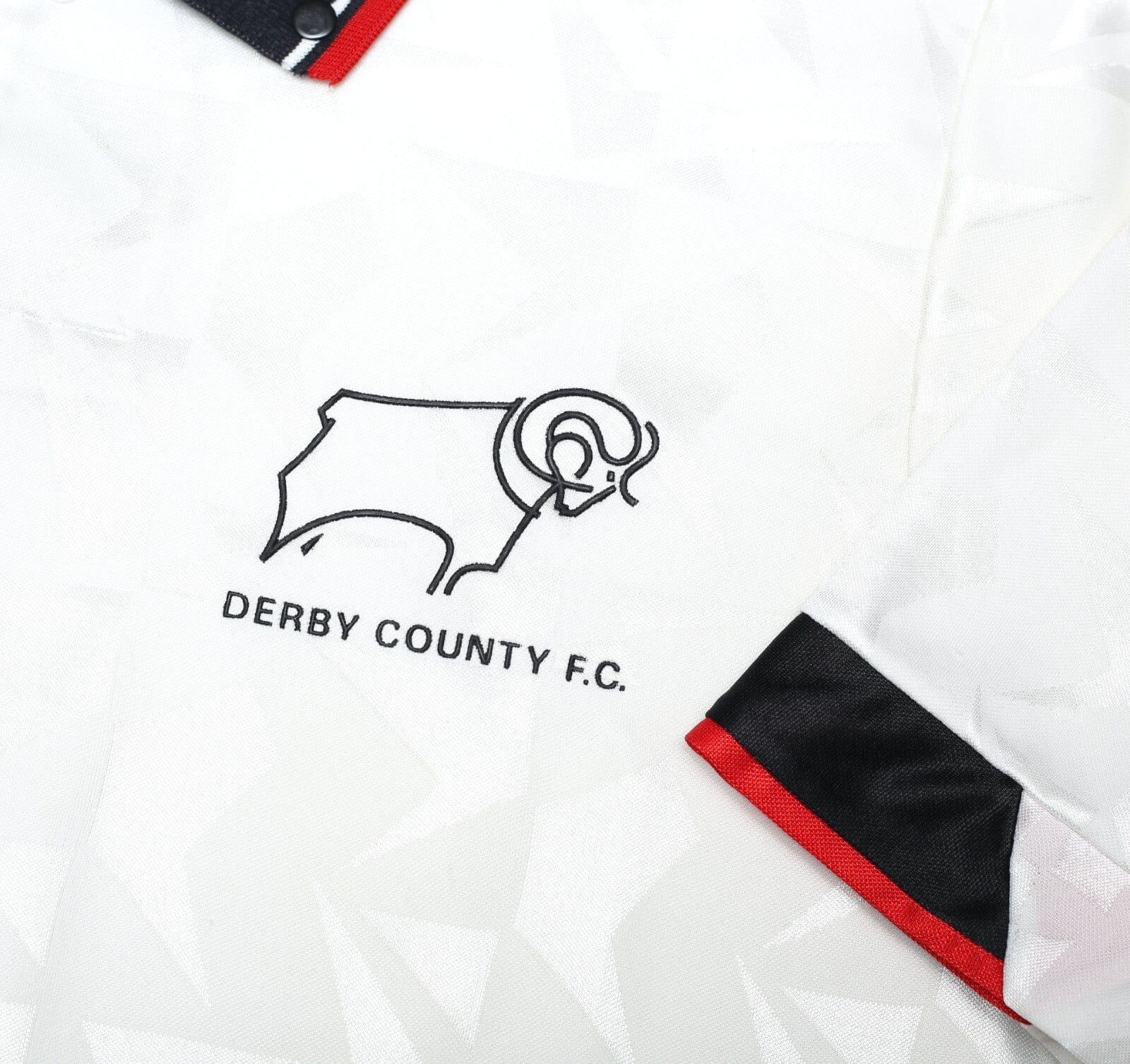 1989/91 DERBY COUNTY Vintage Umbro Home Football Shirt (M)