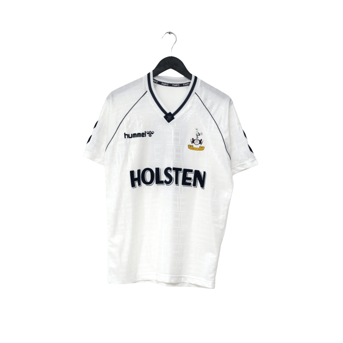 1989/91 Gascoigne #8 Tottenham Hotspur Vintage Hummel Home Football Shirt (M)