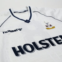 1989/91 Gascoigne #8 Tottenham Hotspur Vintage Hummel Home Football Shirt (M)