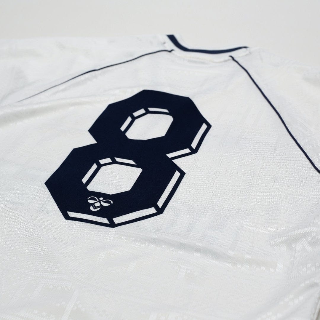 1989/91 Gascoigne #8 Tottenham Hotspur Vintage Hummel Home Football Shirt (M)