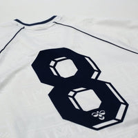 1989/91 Gascoigne #8 Tottenham Hotspur Vintage Hummel Home Football Shirt (M)