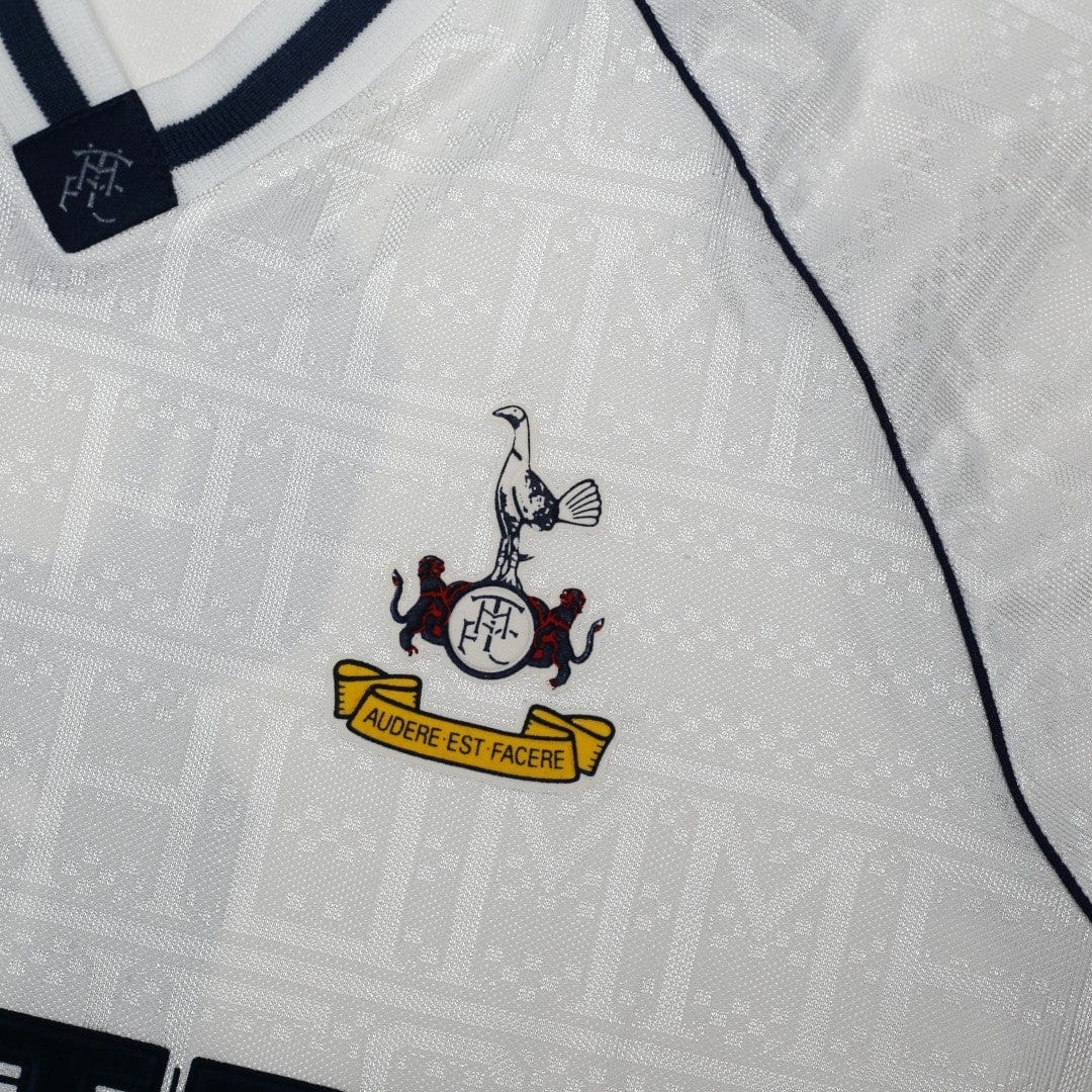 1989/91 Gascoigne #8 Tottenham Hotspur Vintage Hummel Home Football Shirt (M)