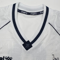 1989/91 Gascoigne #8 Tottenham Hotspur Vintage Hummel Home Football Shirt (M)