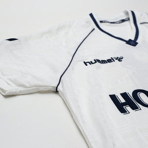 1989/91 Gascoigne #8 Tottenham Hotspur Vintage Hummel Home Football Shirt (M)