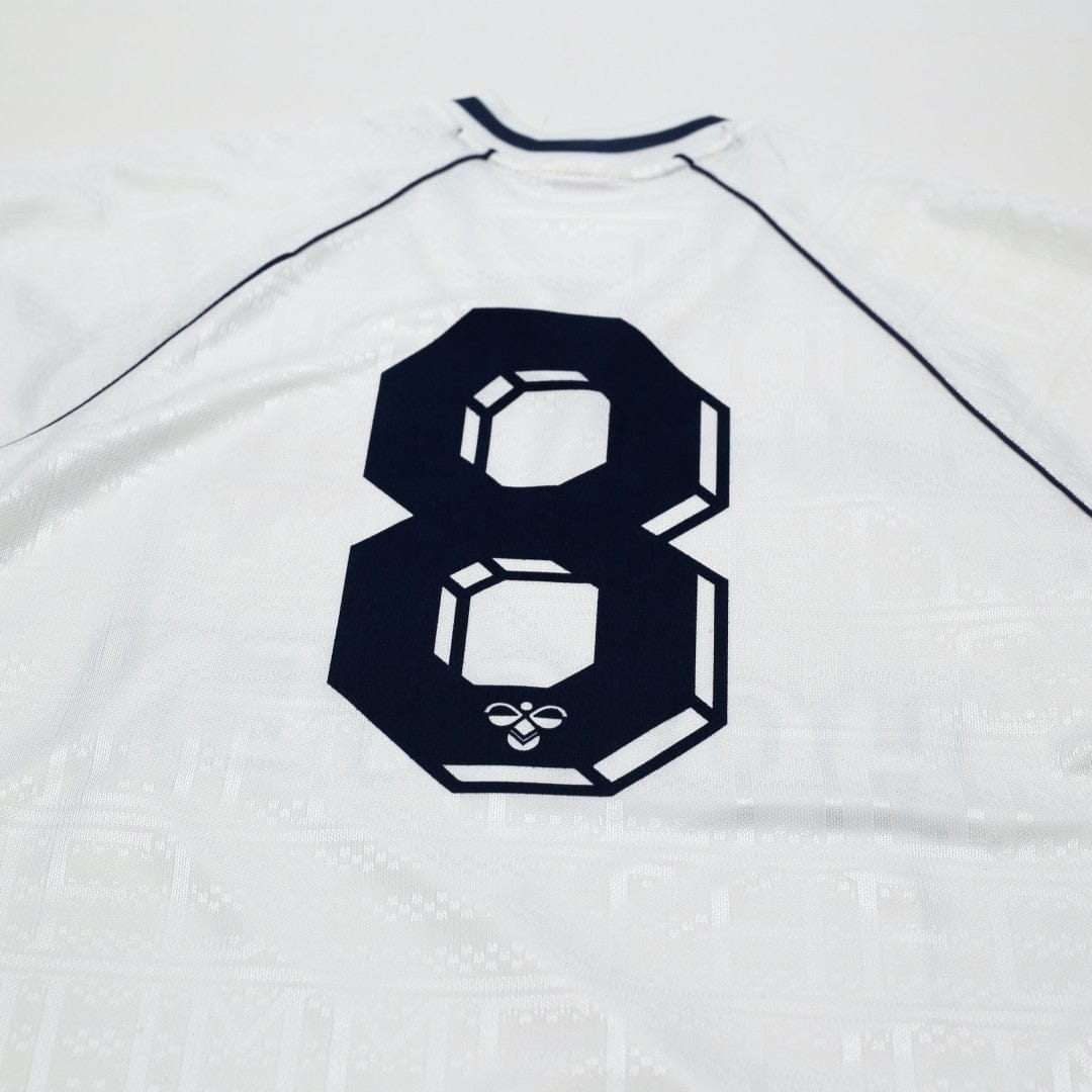 1989/91 Gascoigne #8 Tottenham Hotspur Vintage Hummel Home Football Shirt (M)