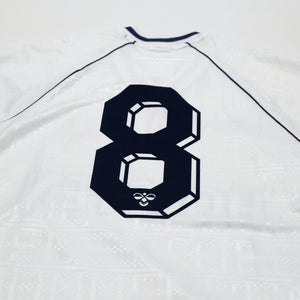 1989/91 Gascoigne #8 Tottenham Hotspur Vintage Hummel Home Football Shirt (M)