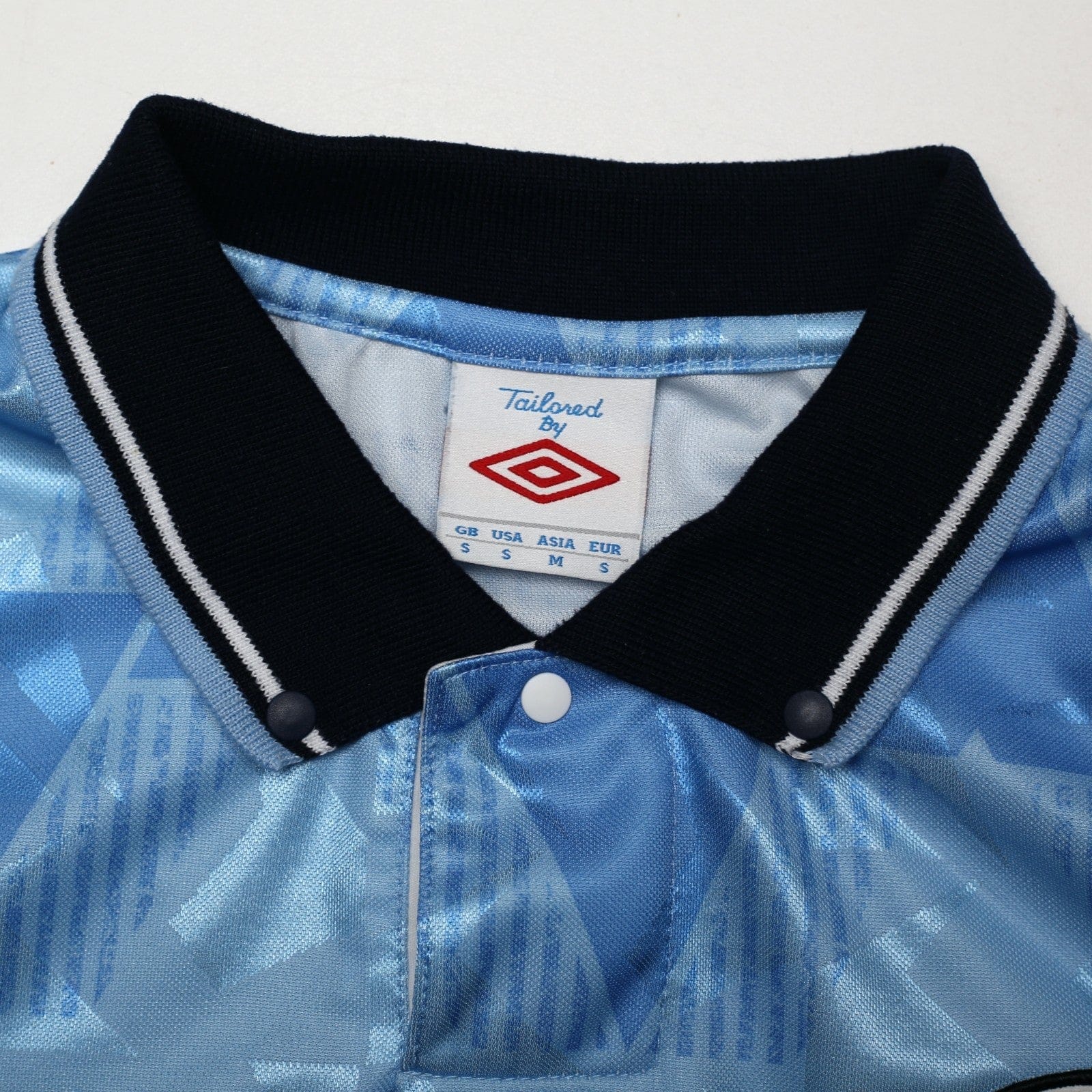 1989/91 Lake #11 Manchester City Retro Umbro Home Football Shirt (S)