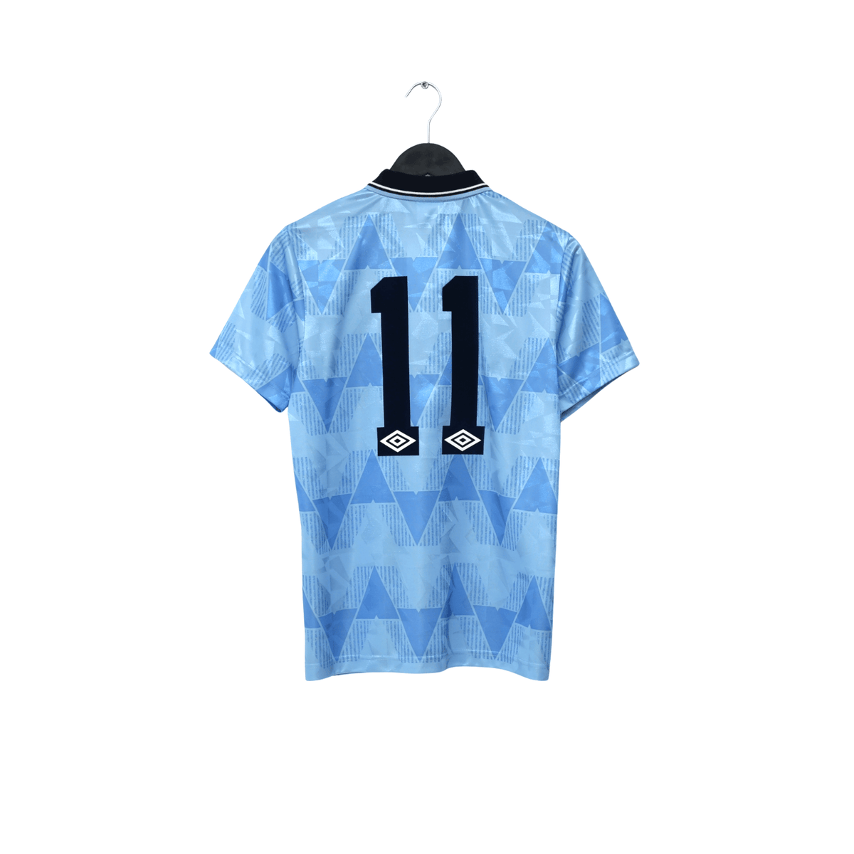 1989/91 Lake #11 Manchester City Retro Umbro Home Football Shirt (S)