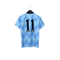 1989/91 Lake #11 Manchester City Retro Umbro Home Football Shirt (S)