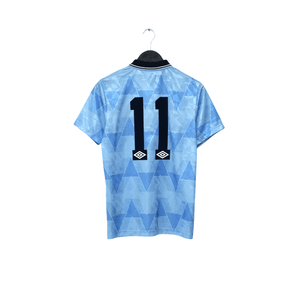1989/91 Lake #11 Manchester City Retro Umbro Home Football Shirt (S)