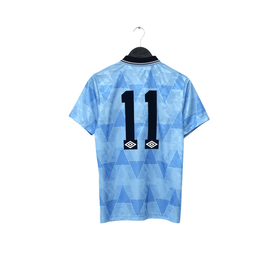 1989/91 Lake #11 Manchester City Retro Umbro Home Football Shirt (S)
