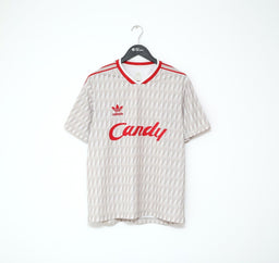 1989/91 LIVERPOOL Retro adidas Originals Candy Away Football Shirt (M)