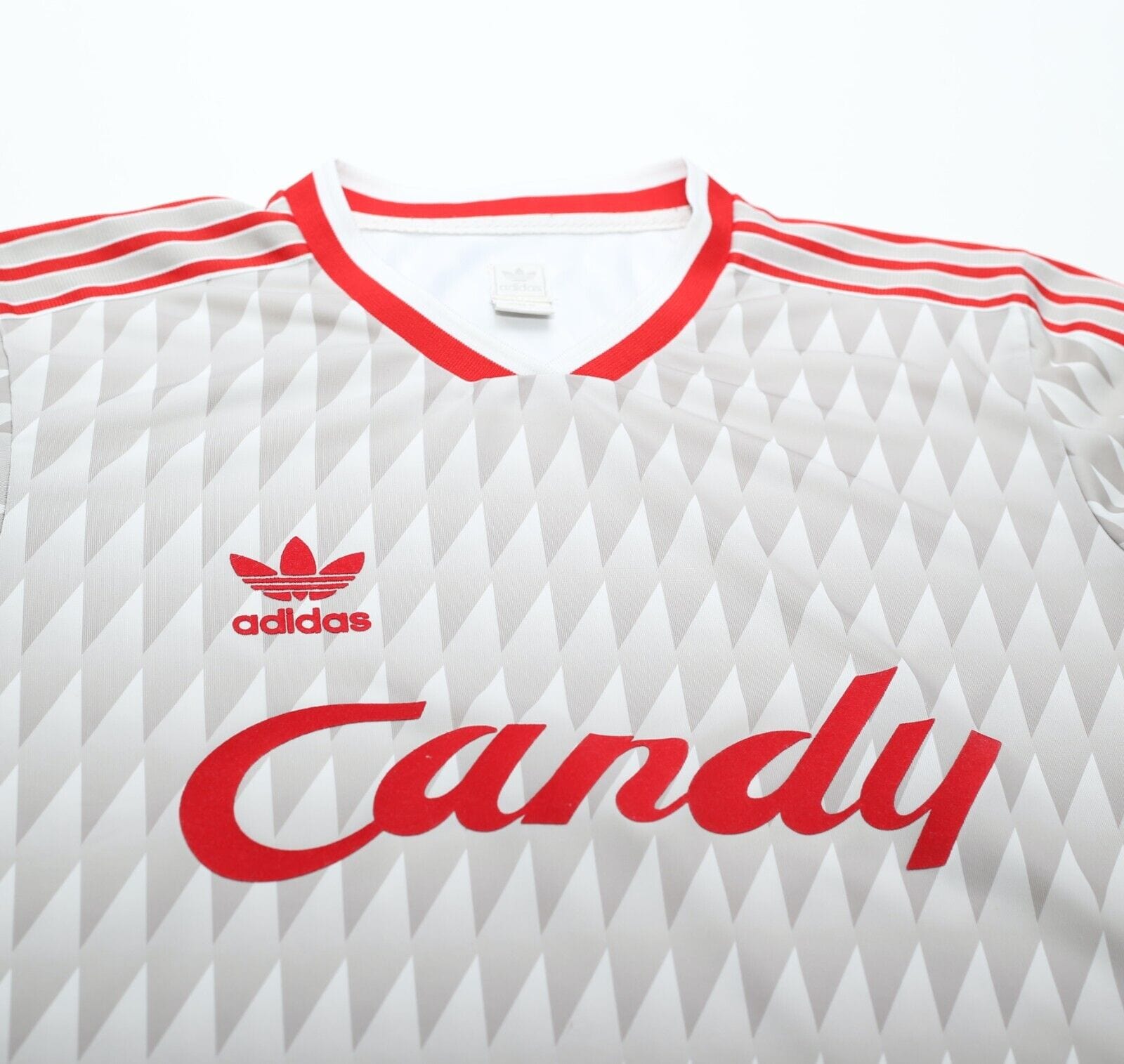 1989/91 LIVERPOOL Retro adidas Originals Candy Away Football Shirt