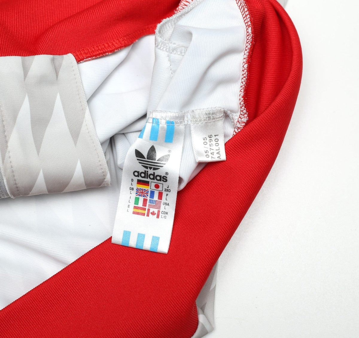 1989/91 LIVERPOOL Retro adidas Originals Candy Football Jacket Track Top (L)