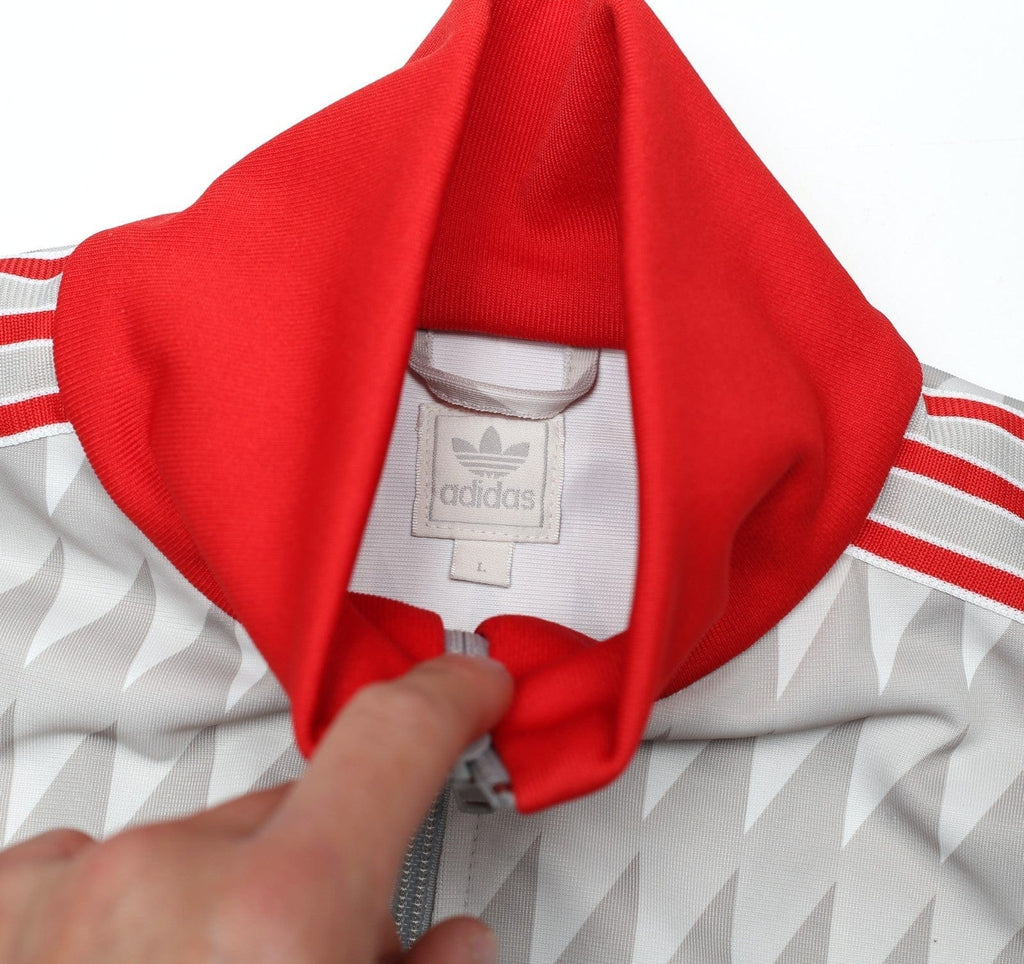 1989/91 LIVERPOOL Retro adidas Originals Candy Football Jacket Track Top (L)