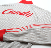 1989/91 LIVERPOOL Retro adidas Originals Candy Football Jacket Track Top (L)