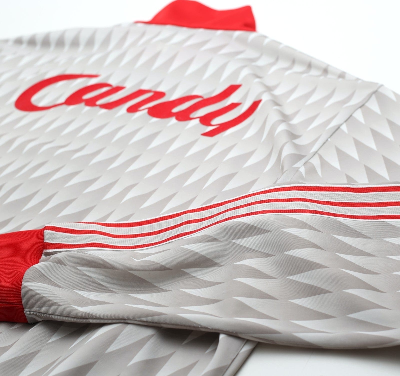 1989/91 LIVERPOOL Retro adidas Originals Candy Football Jacket Track Top (L)