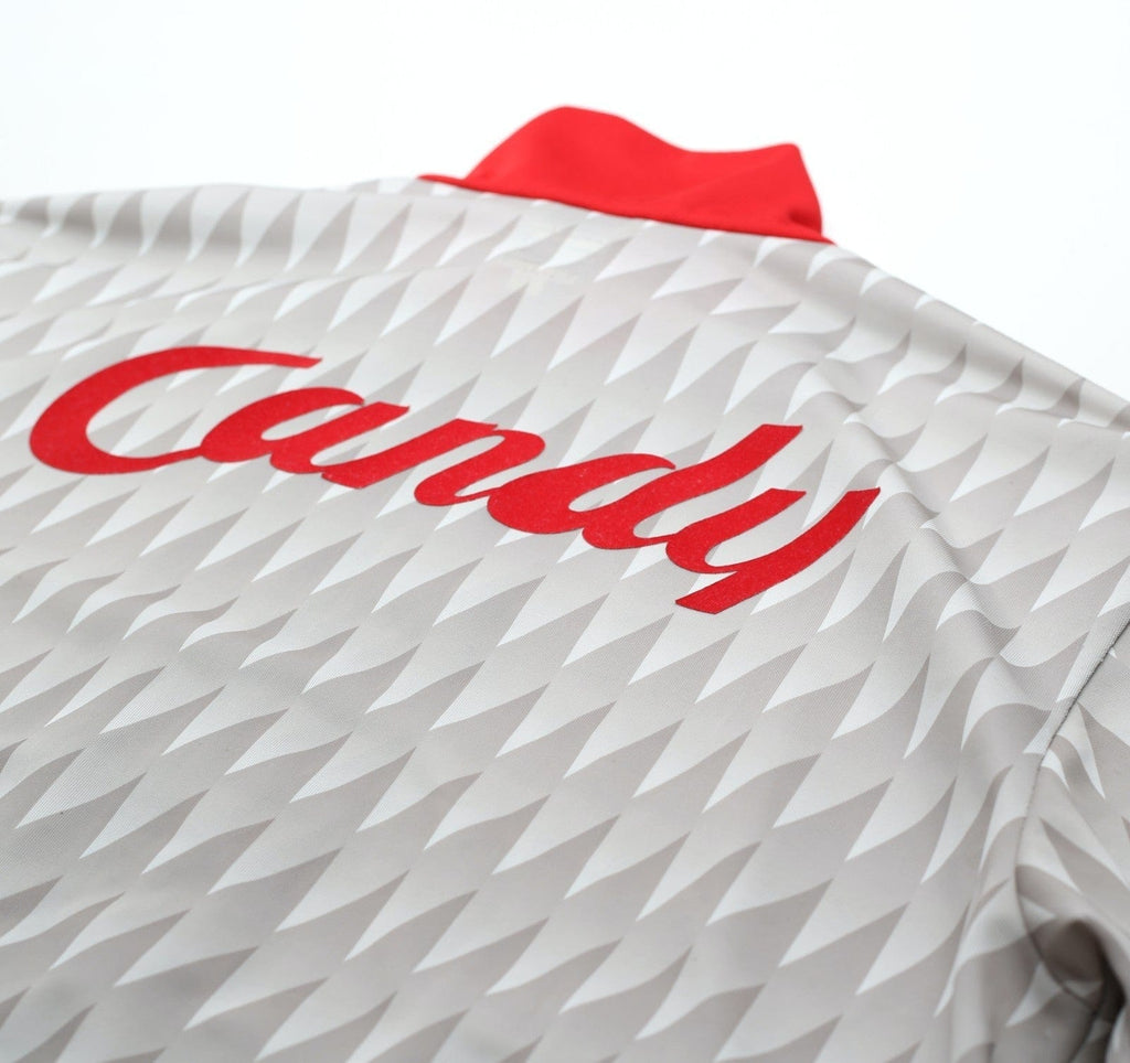 1989/91 LIVERPOOL Retro adidas Originals Candy Football Jacket Track Top (L)