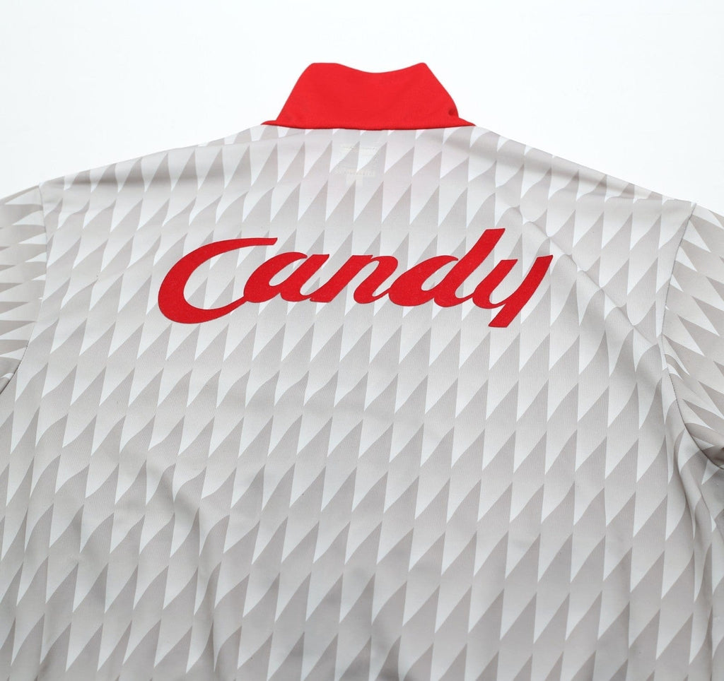 1989/91 LIVERPOOL Retro adidas Originals Candy Football Jacket Track Top (L)
