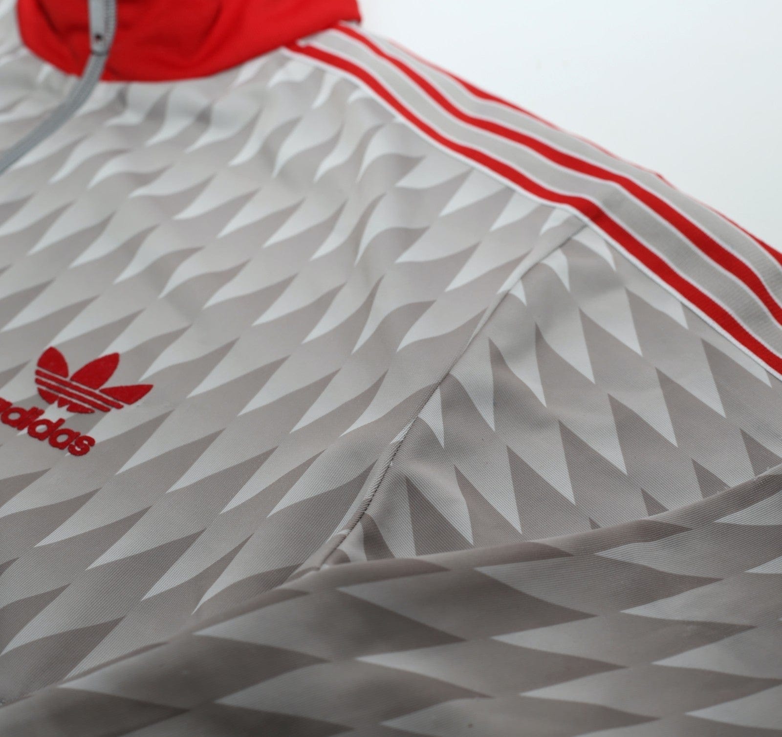 1989/91 LIVERPOOL Retro adidas Originals Candy Football Jacket Track Top (L)