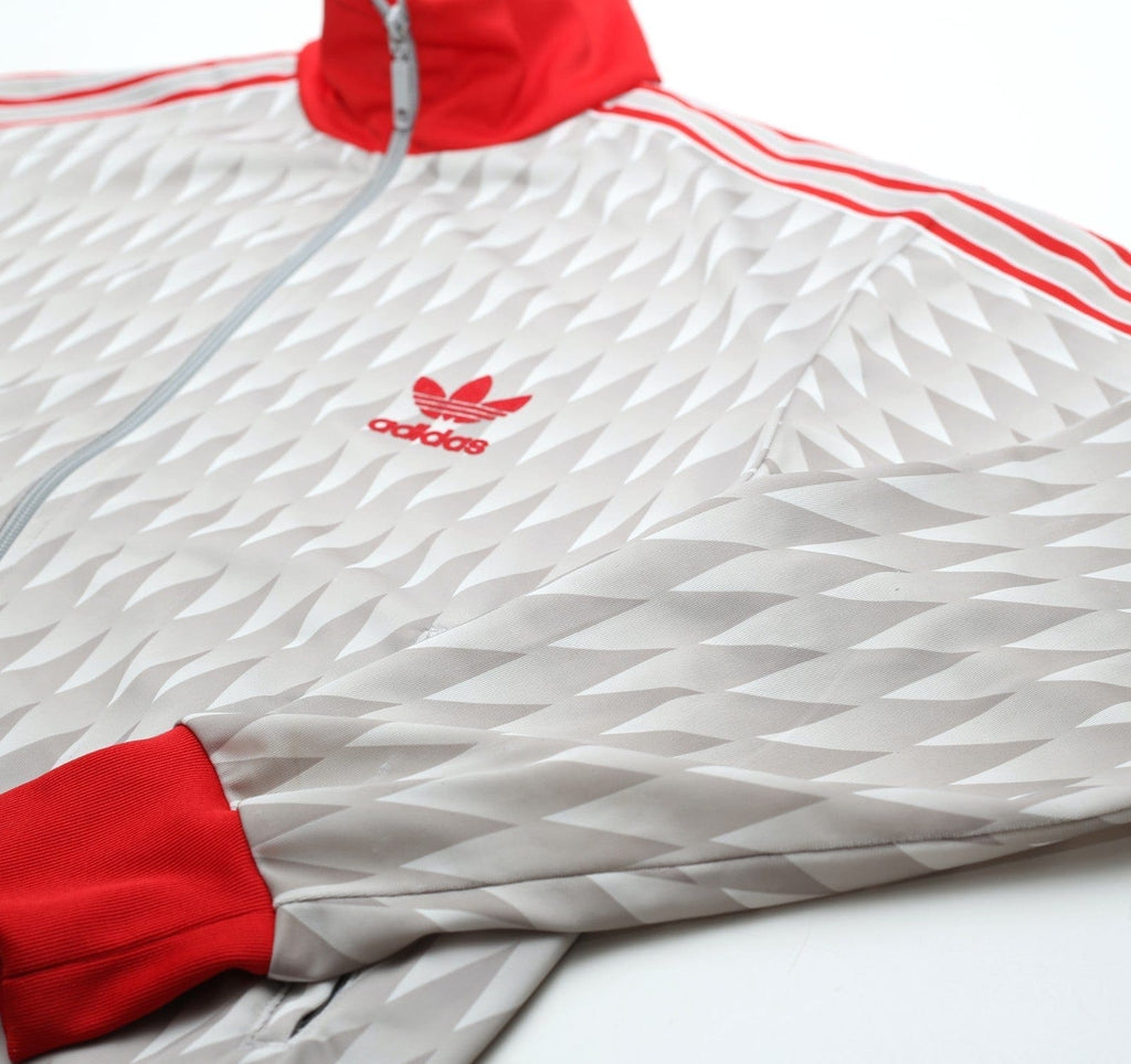 1989/91 LIVERPOOL Retro adidas Originals Candy Football Jacket Track Top (L)