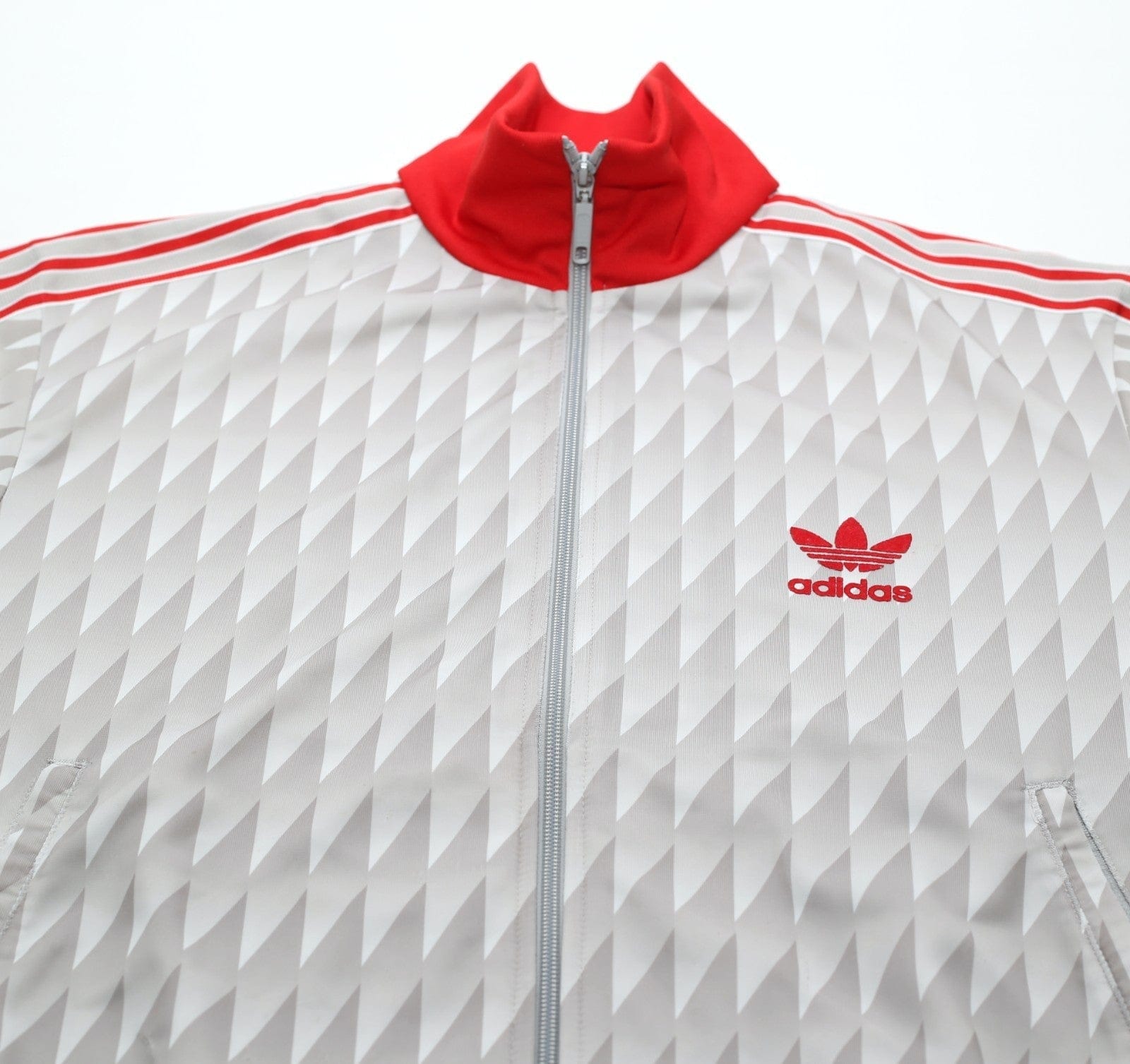 1989/91 LIVERPOOL Retro adidas Originals Candy Football Jacket Track Top (L)