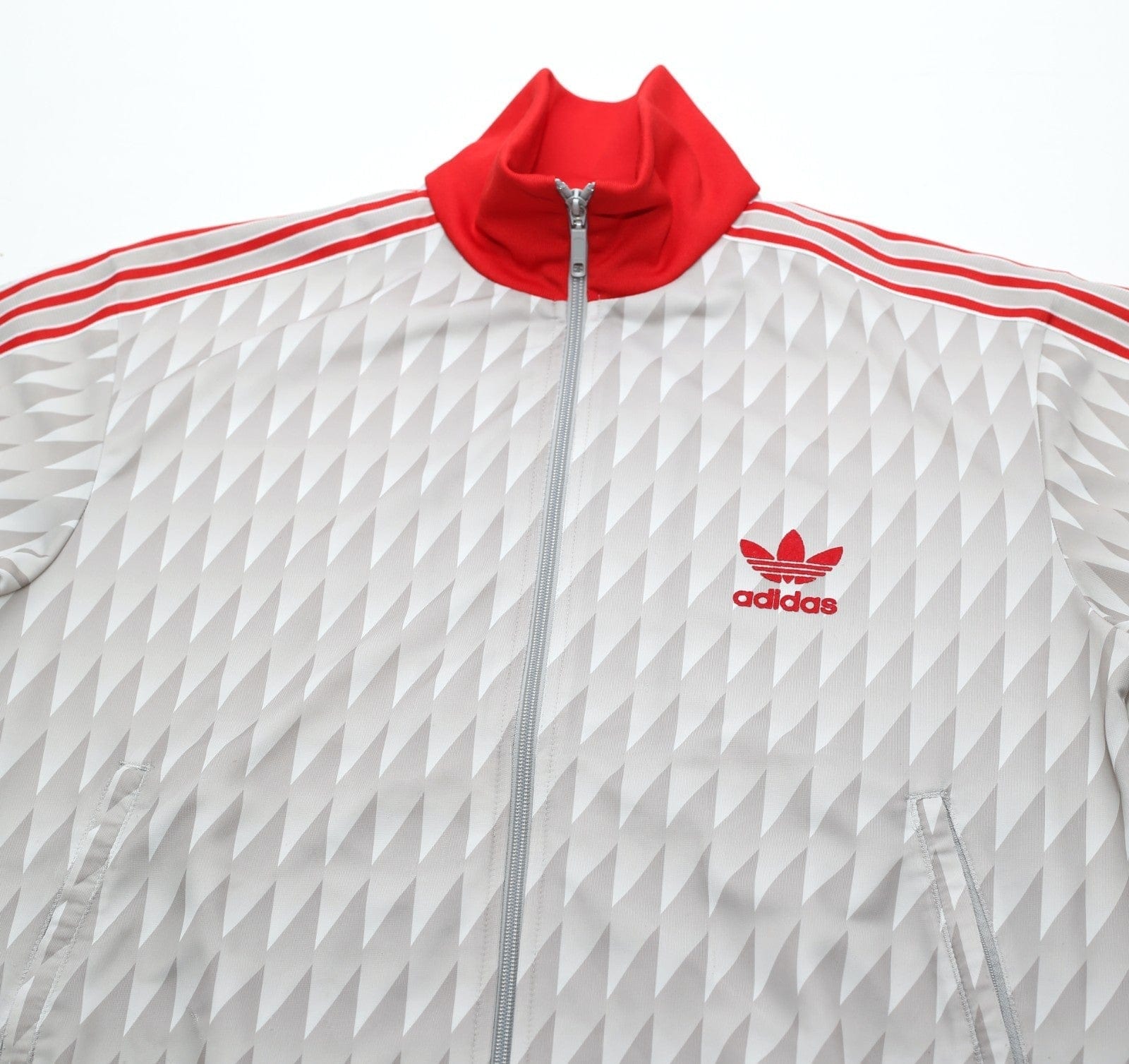 1989/91 LIVERPOOL Retro adidas Originals Candy Football Jacket Track Top (L)
