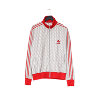 1989/91 LIVERPOOL Retro adidas Originals Candy Football Jacket Track Top (L)