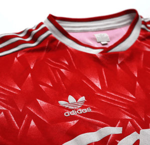 1989/91 LIVERPOOL Retro adidas Originals Candy Home Football Shirt (L)