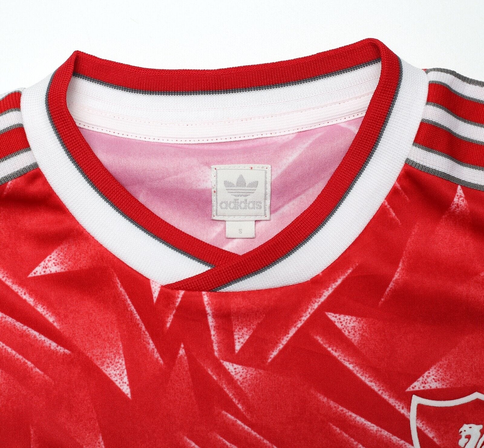 1989/91 LIVERPOOL Retro adidas Originals Candy Home Football Shirt (S)
