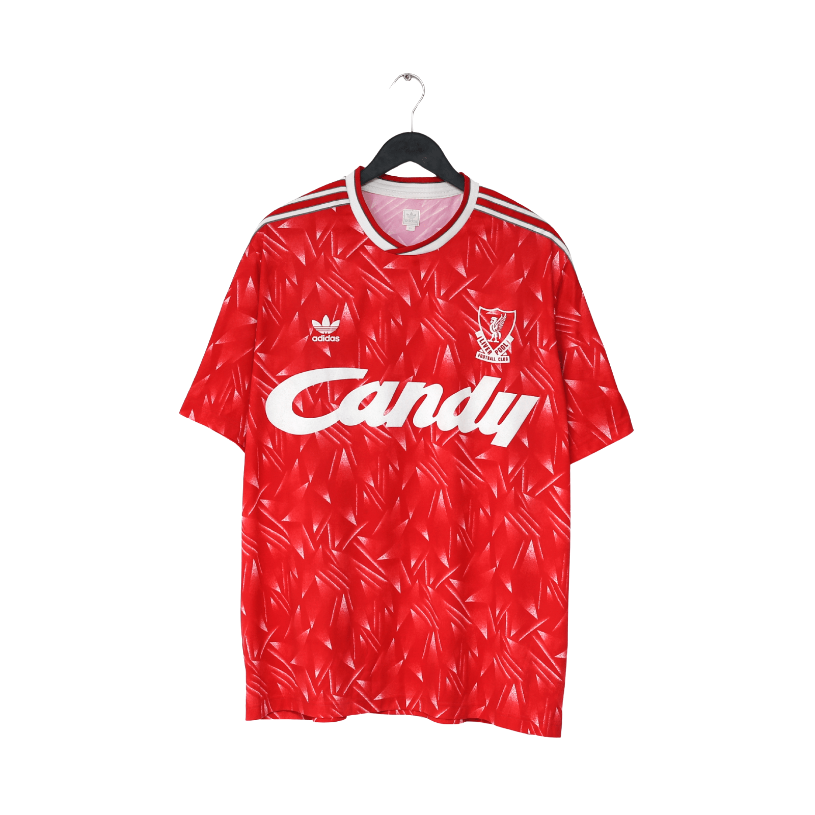 1989/91 LIVERPOOL Retro adidas Originals Candy Home Football Shirt (XXL)