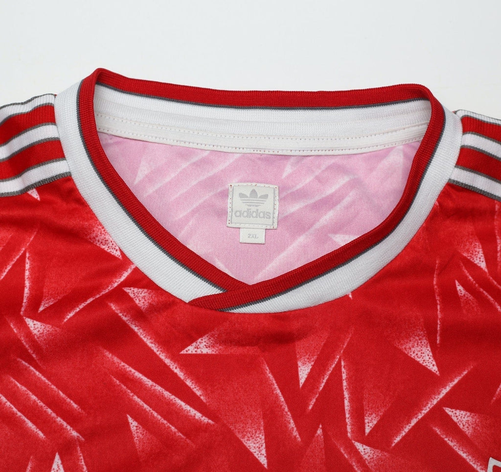 1989/91 LIVERPOOL Retro adidas Originals Candy Home Football Shirt (XXL)