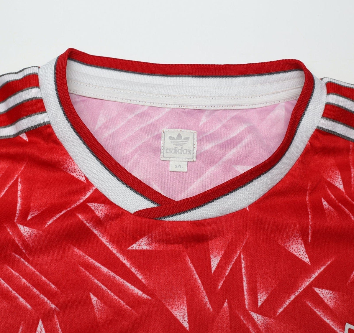 1989/91 LIVERPOOL Retro adidas Originals Candy Home Football Shirt (XXL)