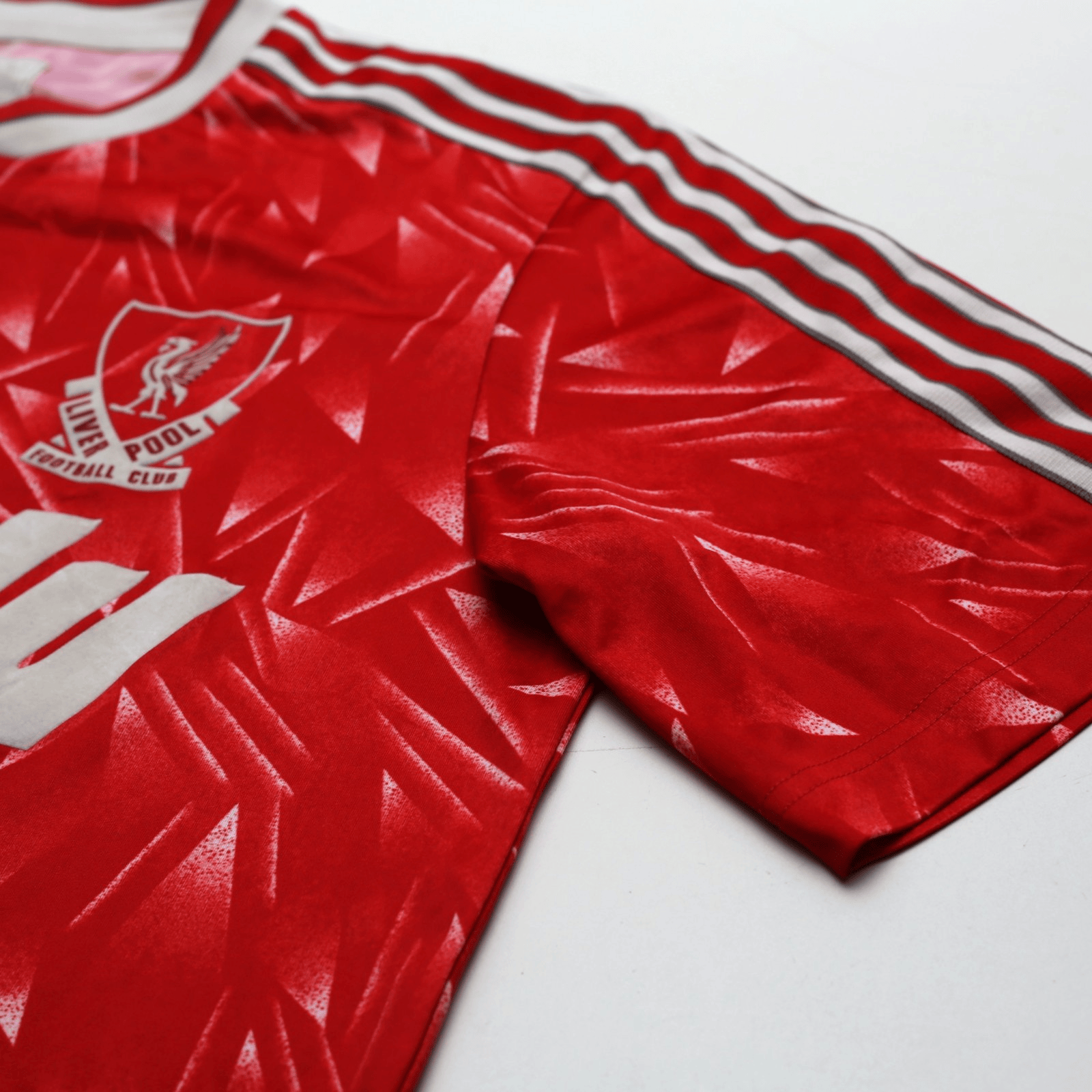 1989/91 Liverpool Retro adidas Originals Home Football Shirt (L) CANDY