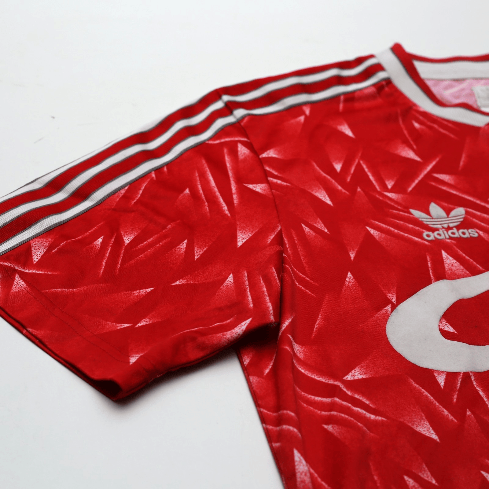 1989/91 Liverpool Retro adidas Originals Home Football Shirt (L) CANDY