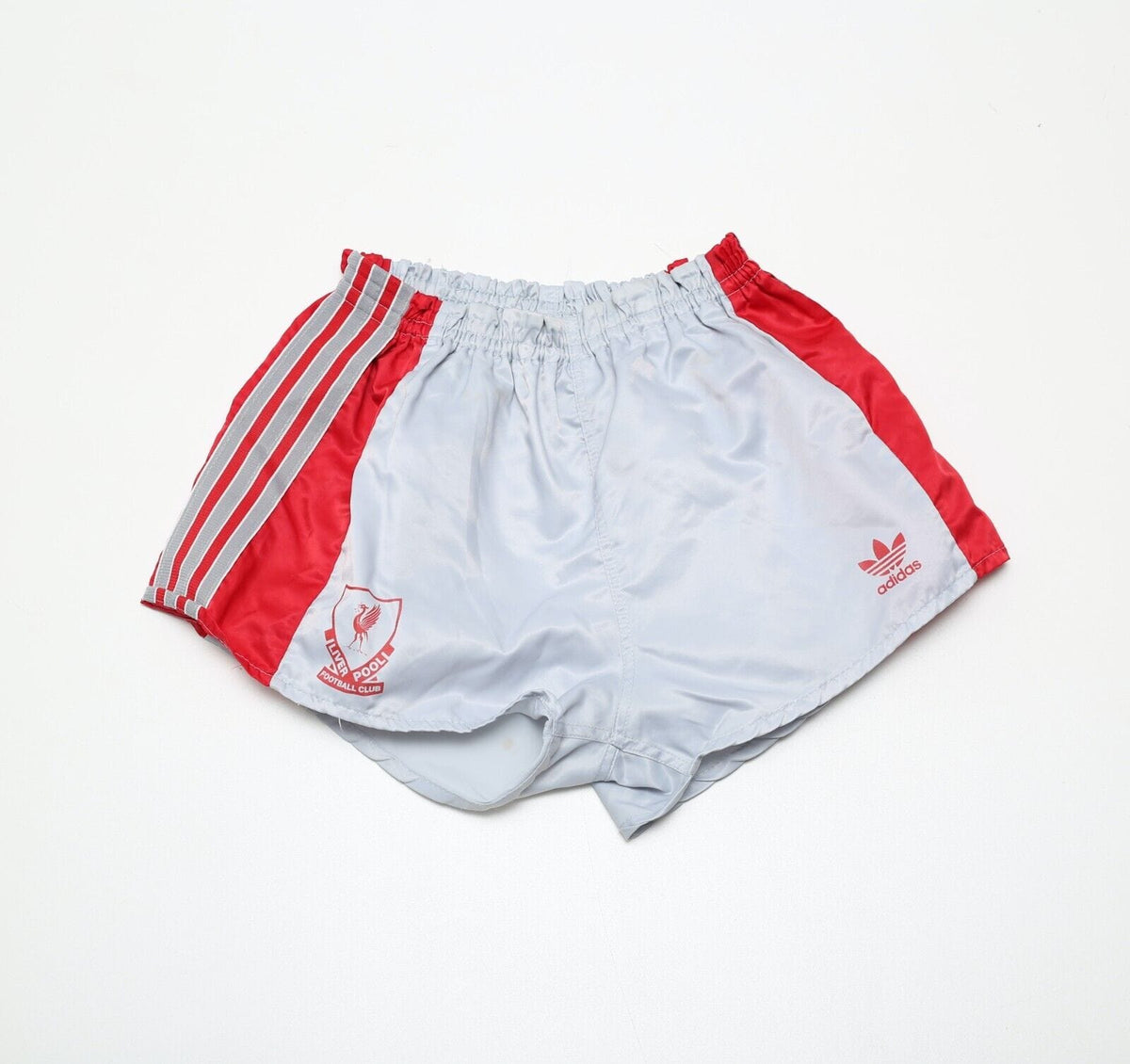 1989/91 LIVERPOOL Vintage adidas Candy Away Football Shorts (XS) (28&quot; Waist)