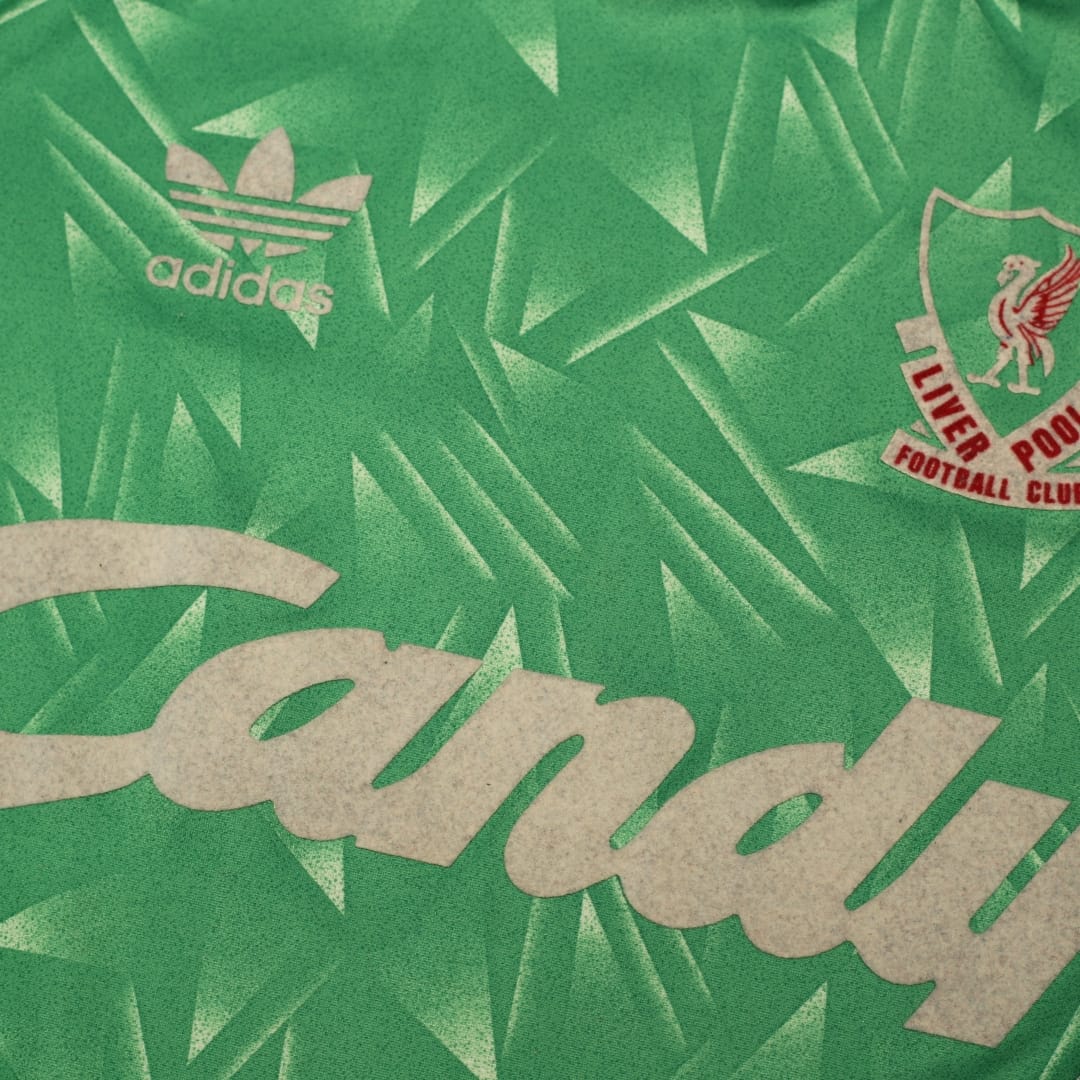 1989/91 Liverpool Vintage adidas Candy GK Football Shirt (S)