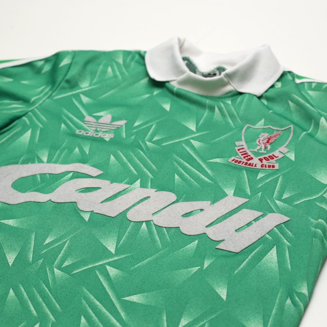 1989/91 Liverpool Vintage adidas Candy GK Football Shirt (S)