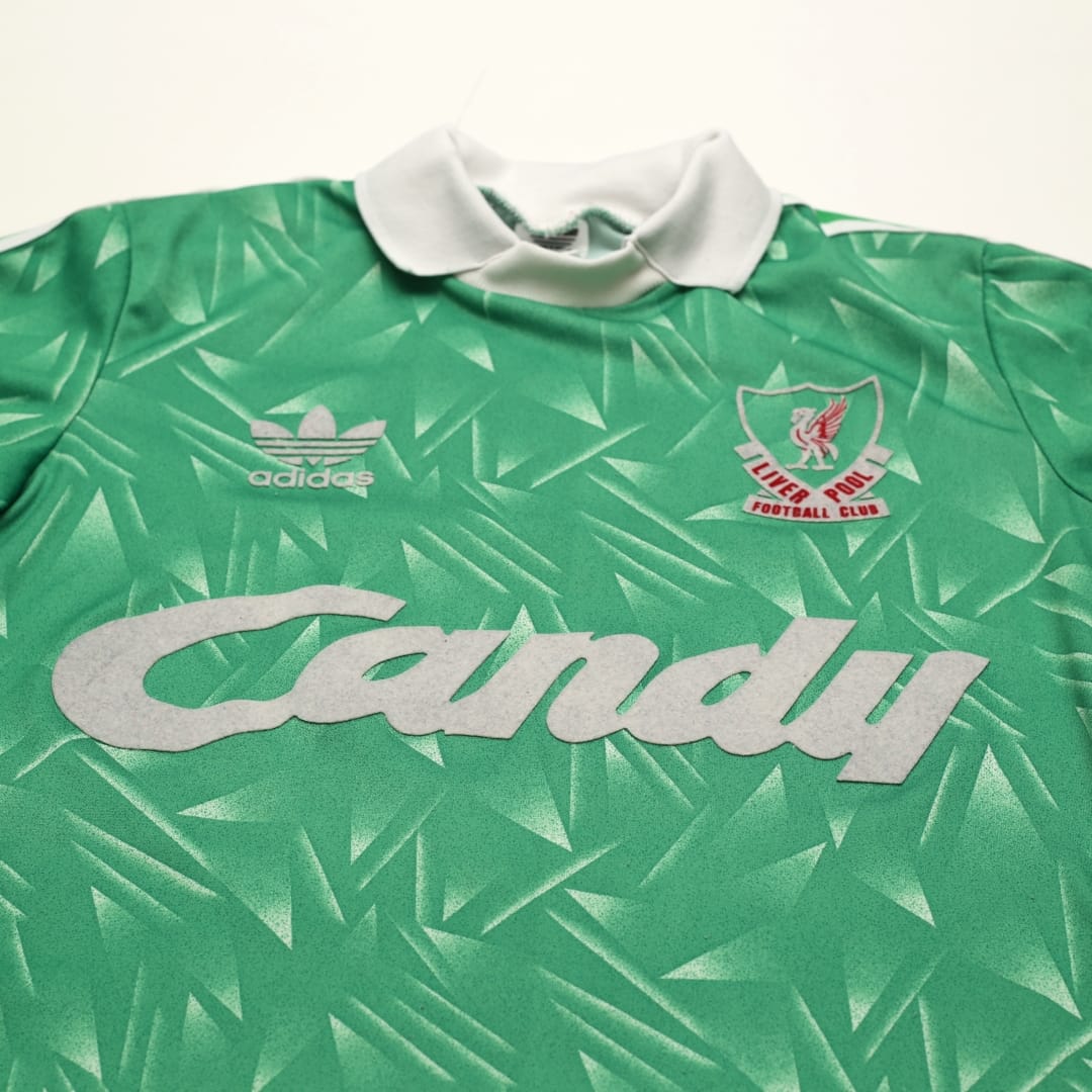 1989/91 Liverpool Vintage adidas Candy GK Football Shirt (S)