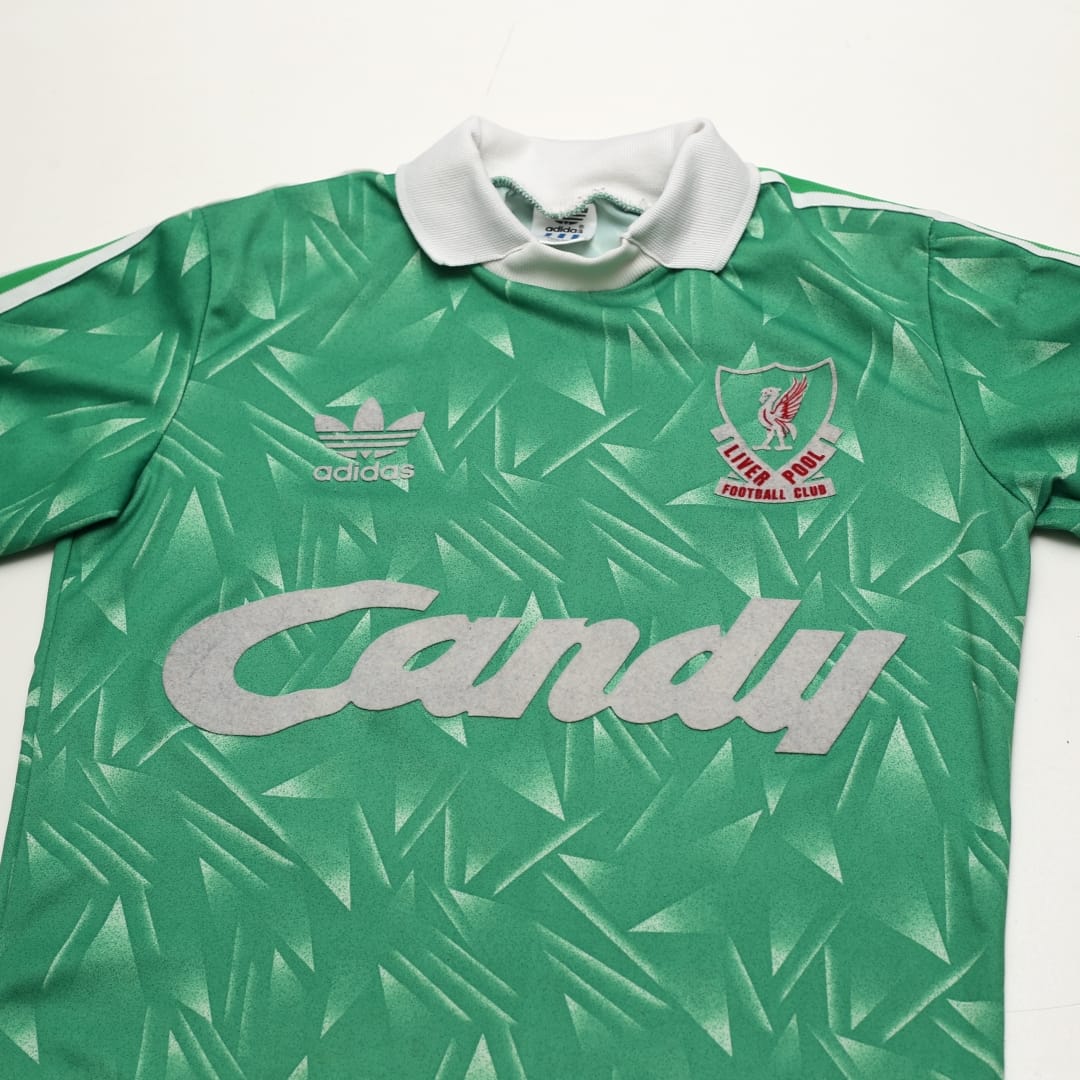 1989/91 Liverpool Vintage adidas Candy GK Football Shirt (S)