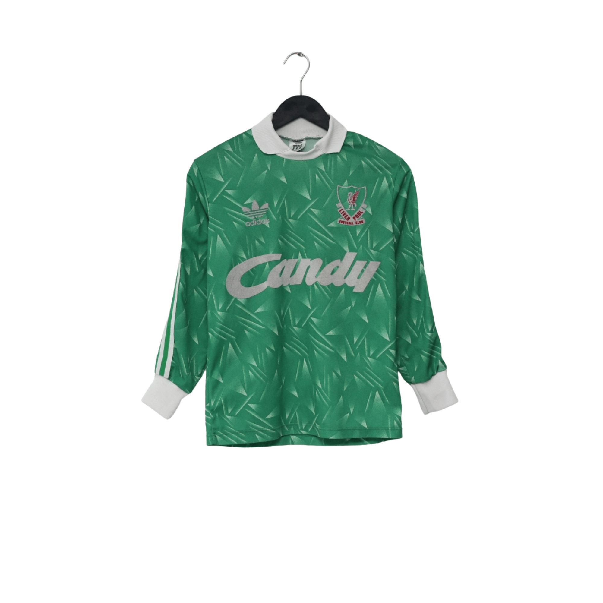 1989/91 Liverpool Vintage adidas Candy GK Football Shirt (S)