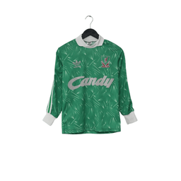 1989/91 Liverpool Vintage adidas Candy GK Football Shirt (S)