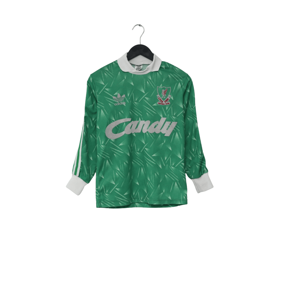 1989/91 Liverpool Vintage adidas Candy GK Football Shirt (S)